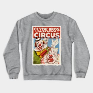 Antique circus poster Crewneck Sweatshirt